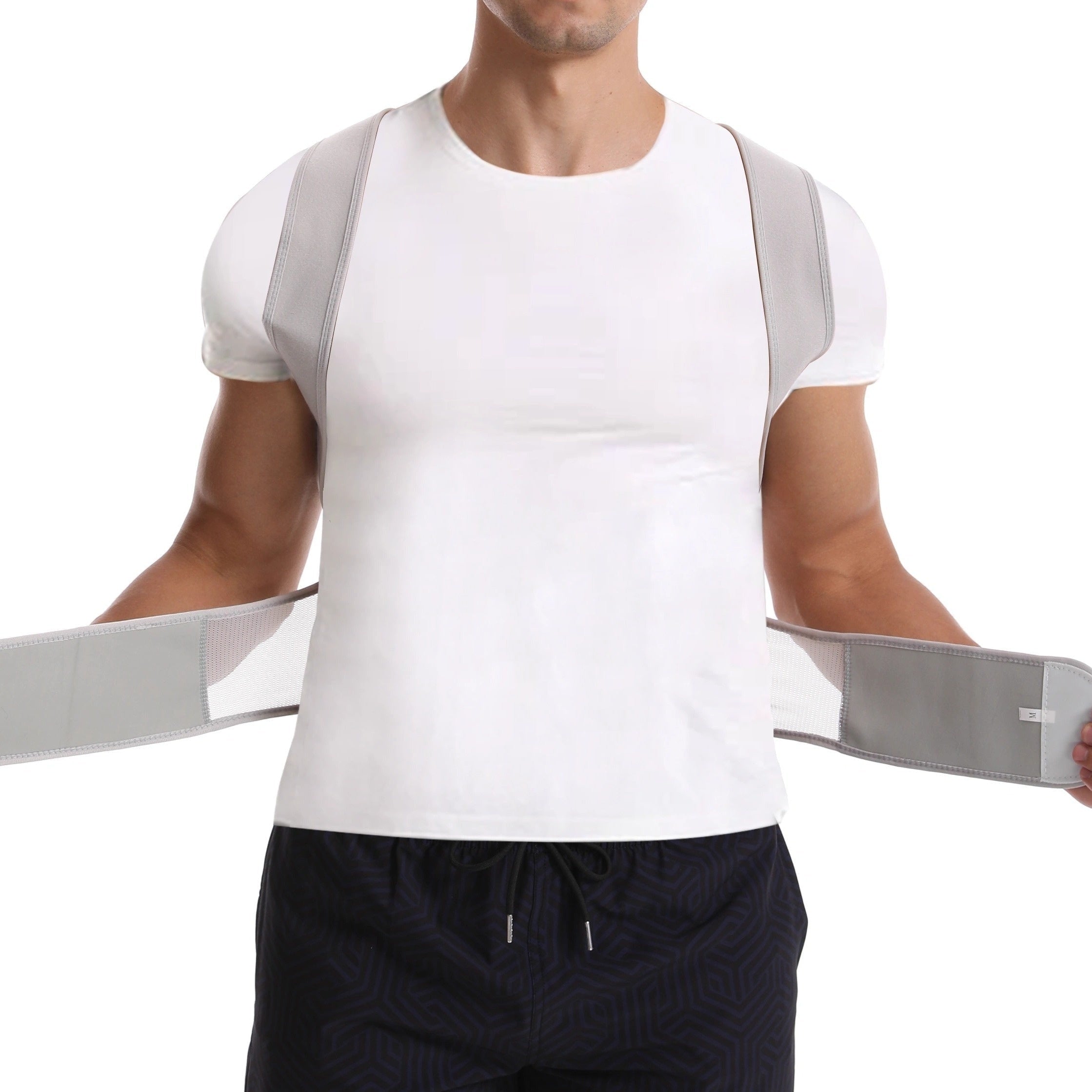 Adjustable Posture Corrector Mesh Lumbar Support Brace Breathable Straps - Image 8