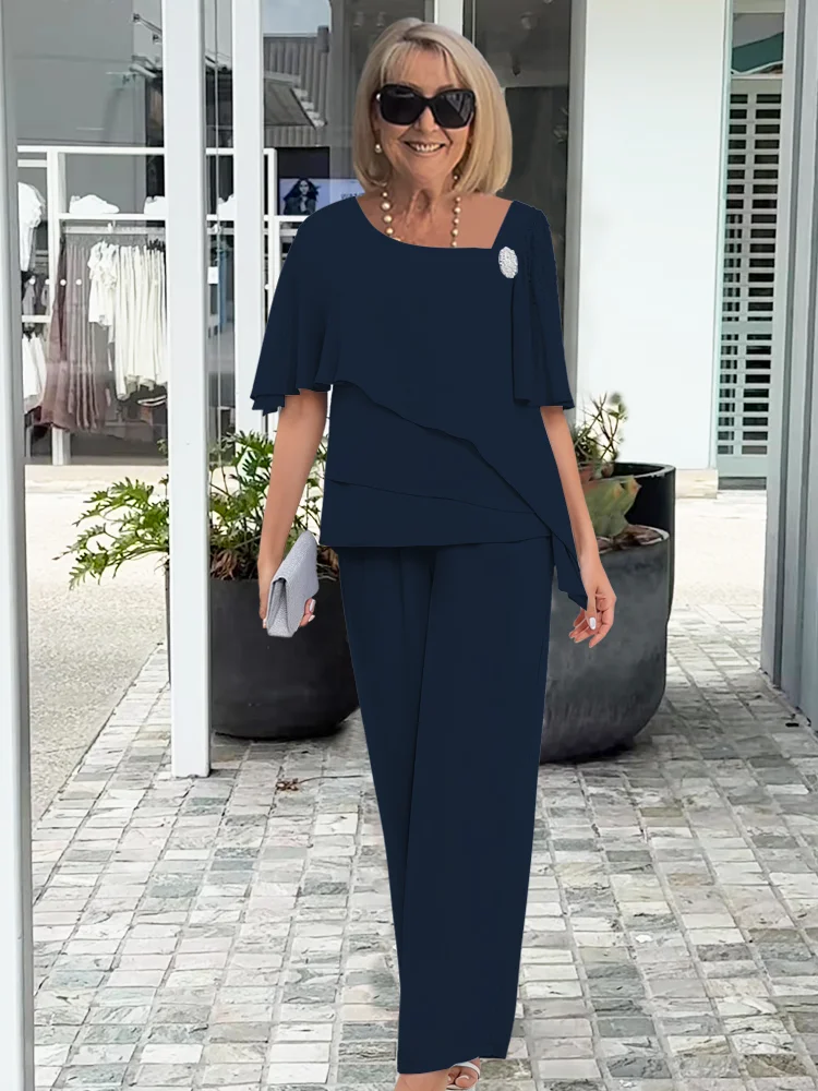 Elizabeth | Elegant Women's Two-Piece Pants Ensemble