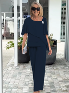 Elizabeth | Elegant Women's Two-Piece Pants Ensemble