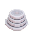 Airtight Plastic Food Storage Containers with Microwave Safe Silicone Lids Collapsible and Foldable - Image 11