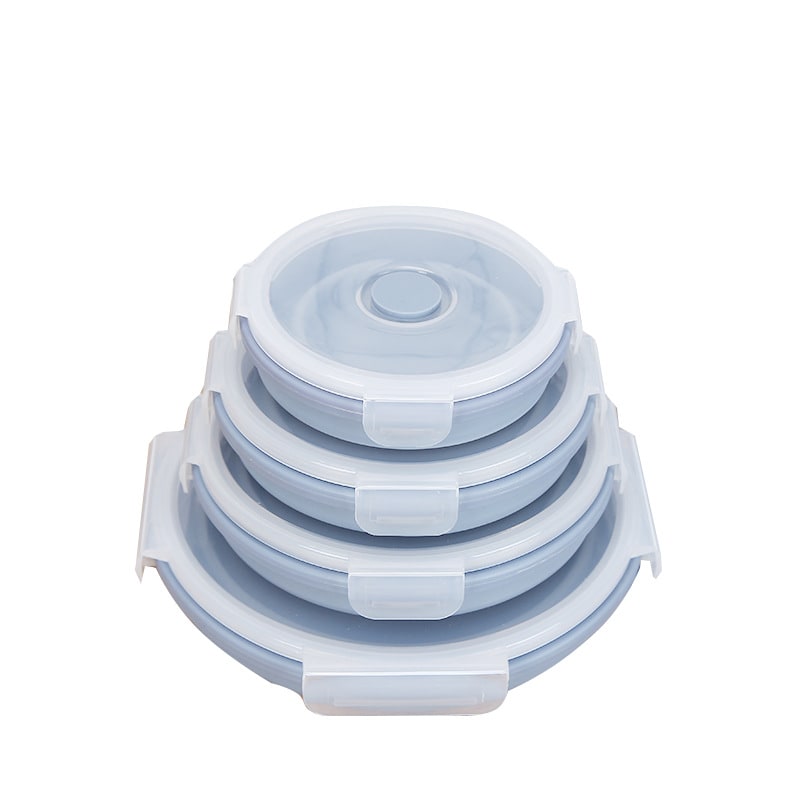 Airtight Plastic Food Storage Containers with Microwave Safe Silicone Lids Collapsible and Foldable - Image 15