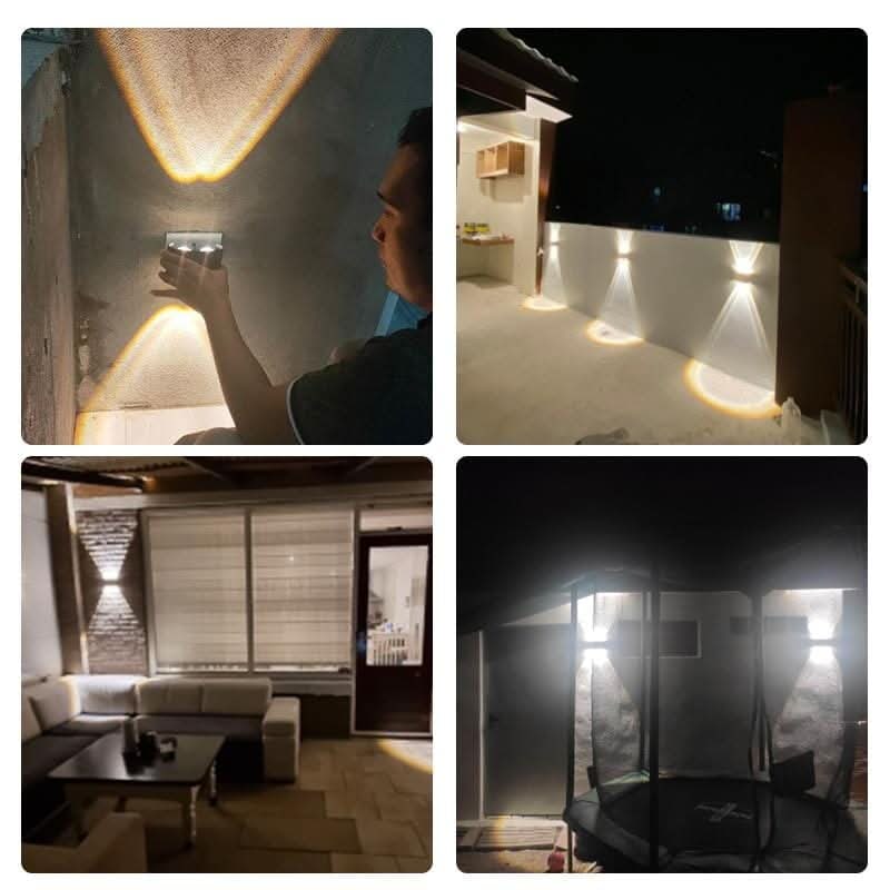 Aluminum Outdoor Wall Light Mounted Sconce LED Up Down Waterproof - Image 5
