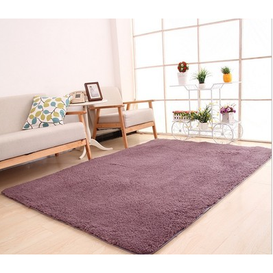 Area Rug with Black and White Geometric Pattern Soft Fluffy Shaggy Carpet for Living Room Bedroom - Image 4