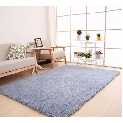 Area Rug with Black and White Geometric Pattern Soft Fluffy Shaggy Carpet for Living Room Bedroom - Image 5