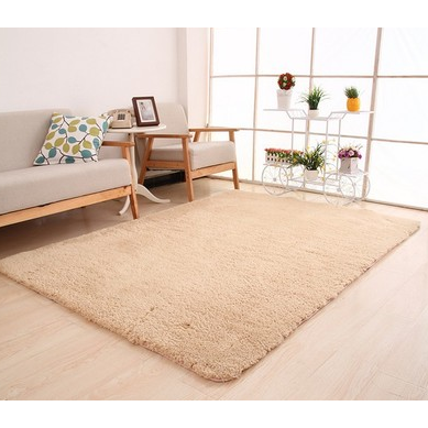 Area Rug with Black and White Geometric Pattern Soft Fluffy Shaggy Carpet for Living Room Bedroom - Image 6
