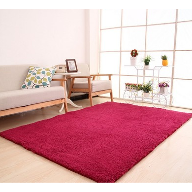 Area Rug with Black and White Geometric Pattern Soft Fluffy Shaggy Carpet for Living Room Bedroom - Image 8