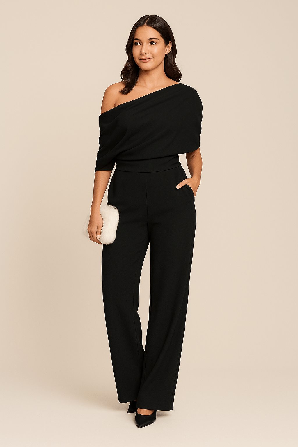 Margaret | Stylish One-Shoulder Spring Jumpsuit for Women