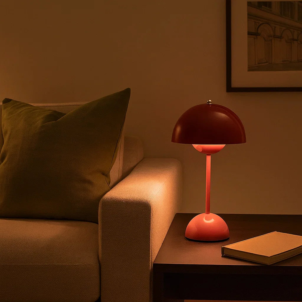 Touch-Control Table Lamp for Modern Interiors – Contemporary LED Lamp for Bedroom, Living Room and Desk Use