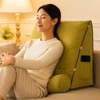 Wedge-Shaped Back Support Cushion - Ultimate Comfort