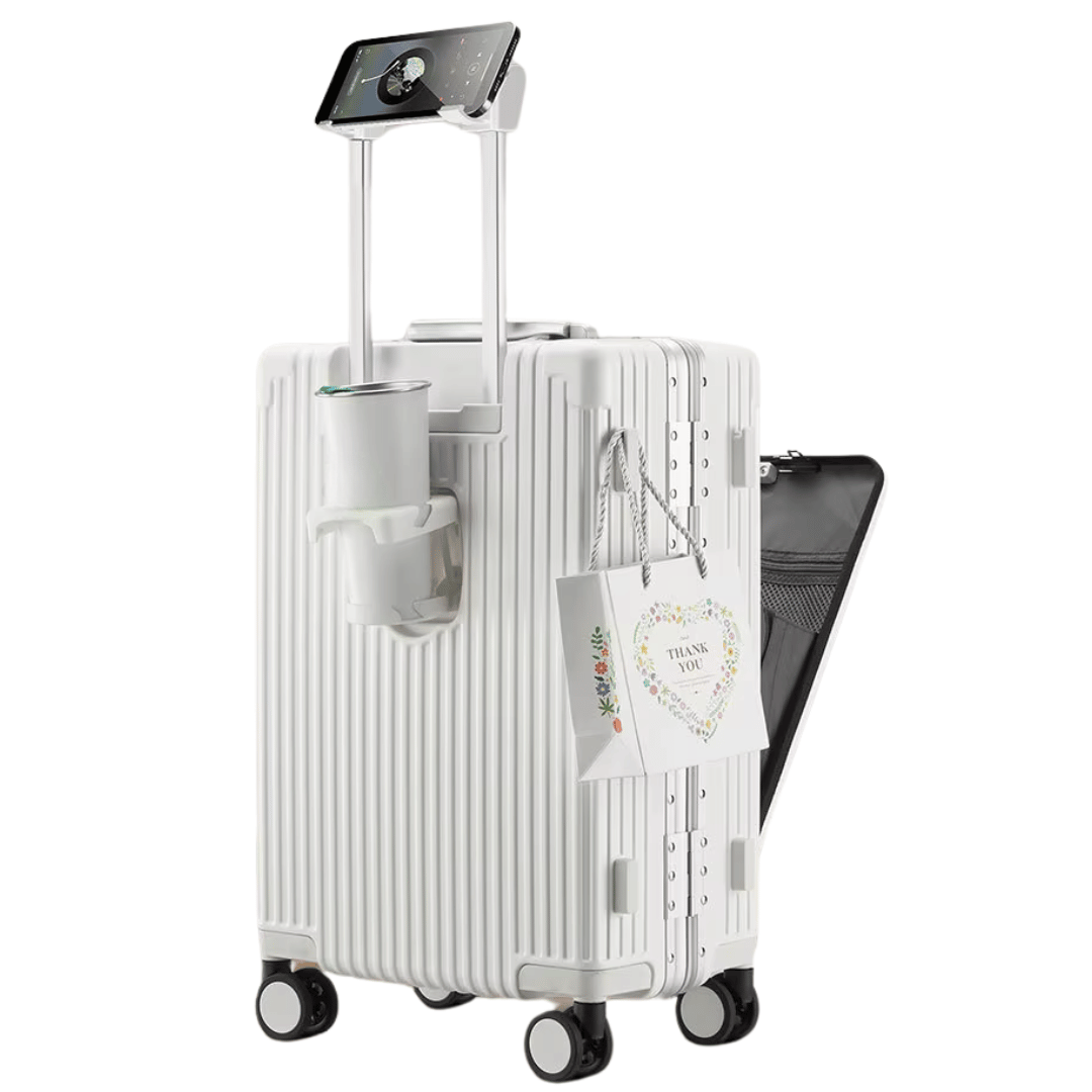 Hard Shell Suitcase for Travel and Business Trips – Durable Lightweight Luggage with Smooth Spinner Wheels