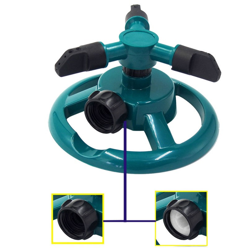 360° Rotating Automatic Garden Sprinkler – Adjustable Lawn Watering System for Efficient Outdoor Irrigation