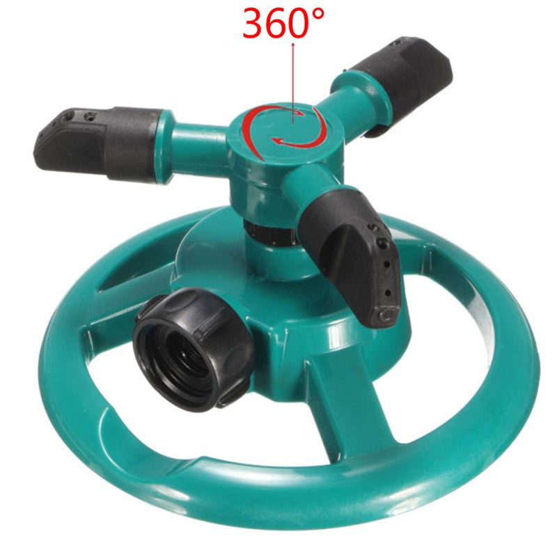 360° Rotating Automatic Garden Sprinkler – Adjustable Lawn Watering System for Efficient Outdoor Irrigation