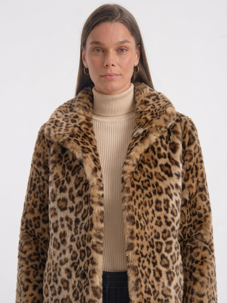 Leopard Print Aria Coat
