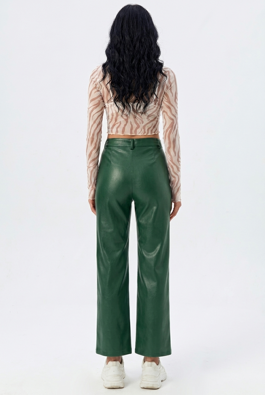 Noctra Faux Leather Pants