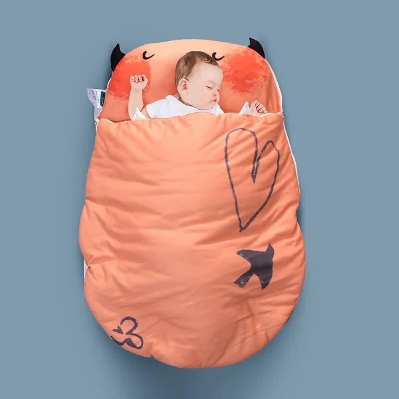 Baby Sleeping Bag Sleep Sack Infant Padded Breathable Cartoon Animal Zipper - Image 13