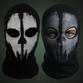 Balaclava Mask Full Face Knit with Skull Print and Distressed Design for Cold Weather - Image 6