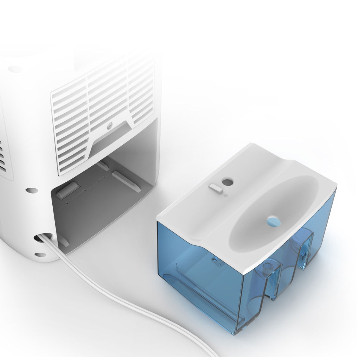 Basement Crawl Space Small Room Dehumidifier with Drain Hose and Timer Whole Home - Image 2