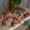 Battery Operated LED Christmas Garland Lights with Warm White Micro Bulbs and Pine Cones - Image 7