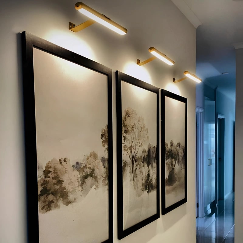 Battery Operated Picture Light Cordless Rechargeable LED Adjustable Wall Mount Art - Image 2