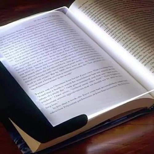 Battery Powered Book Light Portable Flat Panel LED Acrylic Reading - Image 5