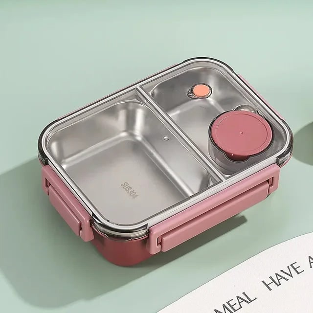 Bento Lunch Box with Stainless Steel Compartments and Leak-Proof Seal - Image 15