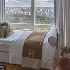 Exclusive Gold Throw Blanket Made of Cashmere and Wool - House decoration