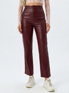 Noctra Faux Leather Pants