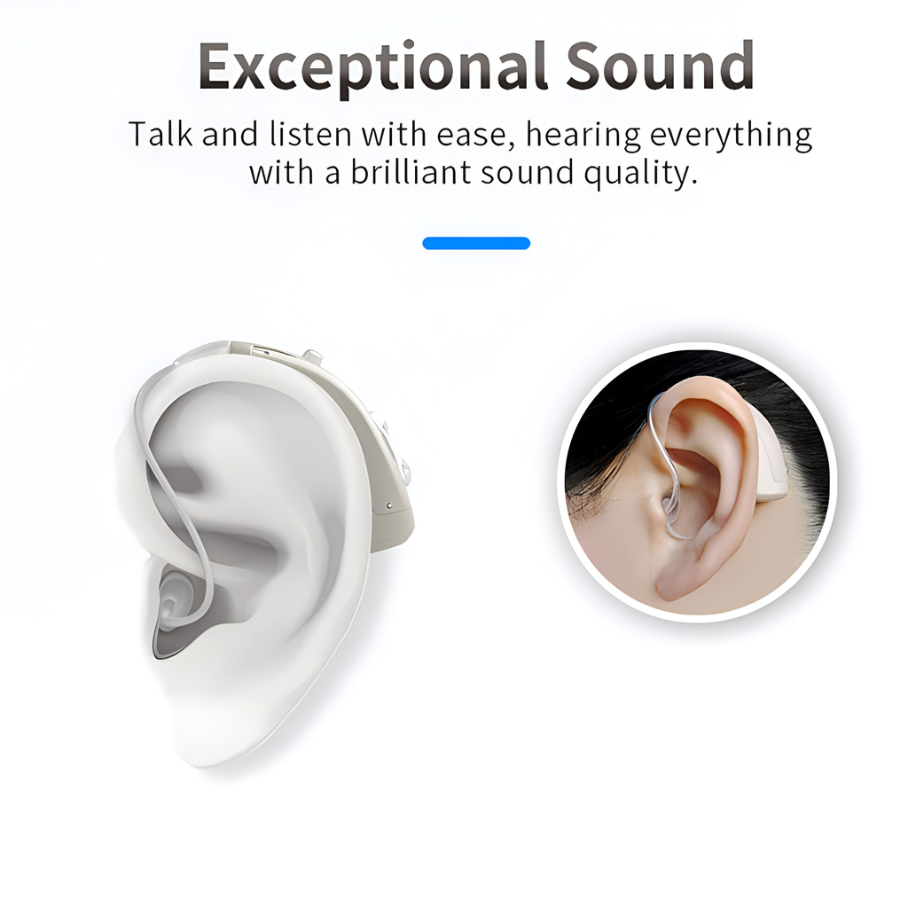 Bluetooth Hearing Aids with Noise Reduction Rechargeable Battery and Behind the Ear Design - Image 16