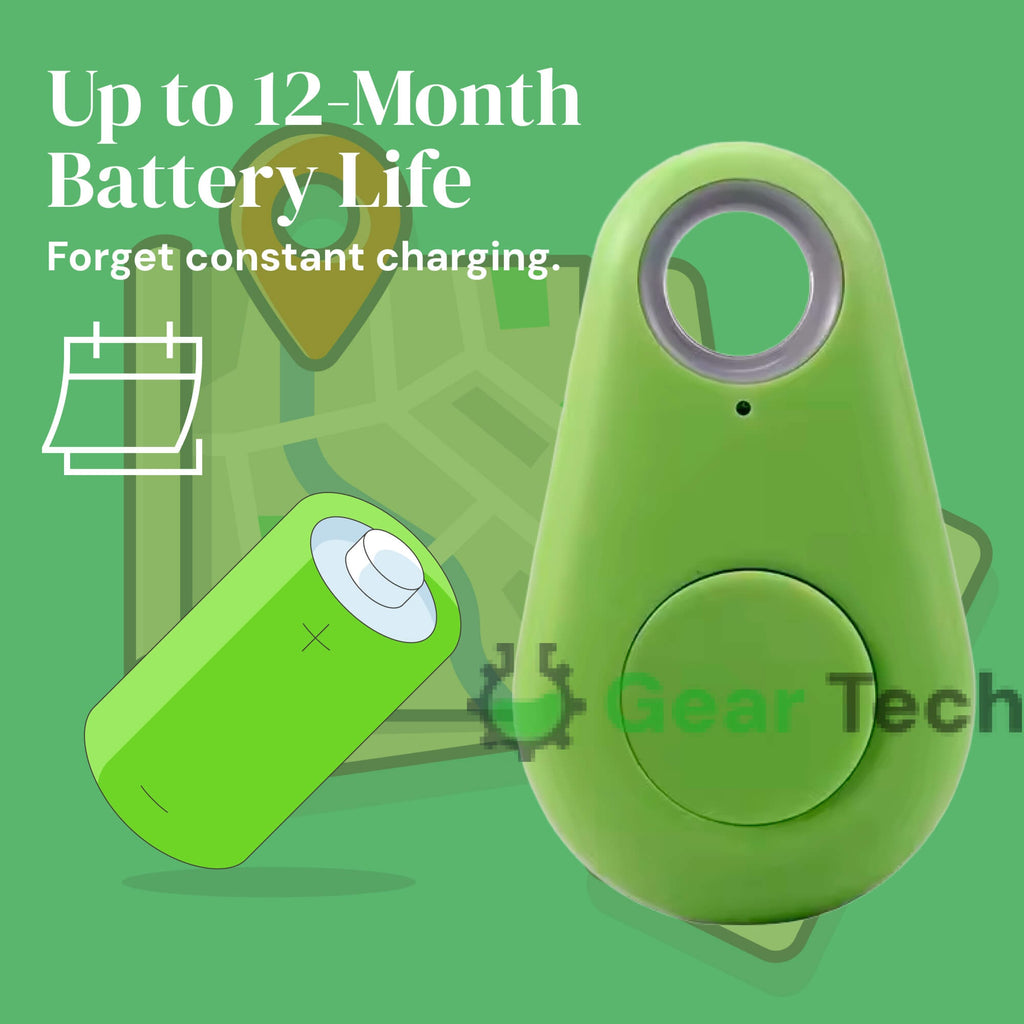 Bluetooth Pet Tracker with Keyring Real-Time GPS Location Tracking Tag - Image 4