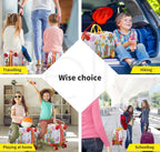 Ride-On Kids Suitcase with 360° Spinner Wheels – Rolling and Riding Travel Luggage for Children and Family Trips