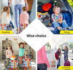 Ride-On Kids Suitcase with 360° Spinner Wheels – Rolling and Riding Travel Luggage for Children and Family Trips