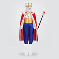 Boys' Halloween Prince Costume with Crown and Scepter for Royal Dress Up Party - Image 4