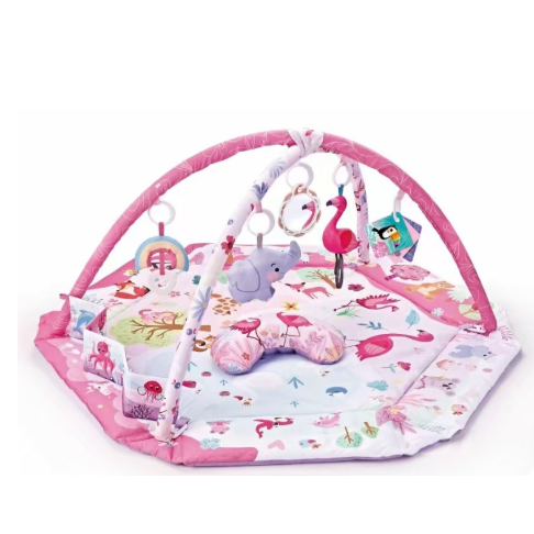 Boys' Play Mat Gym with Overhead Arches and Hanging Toys - Image 4