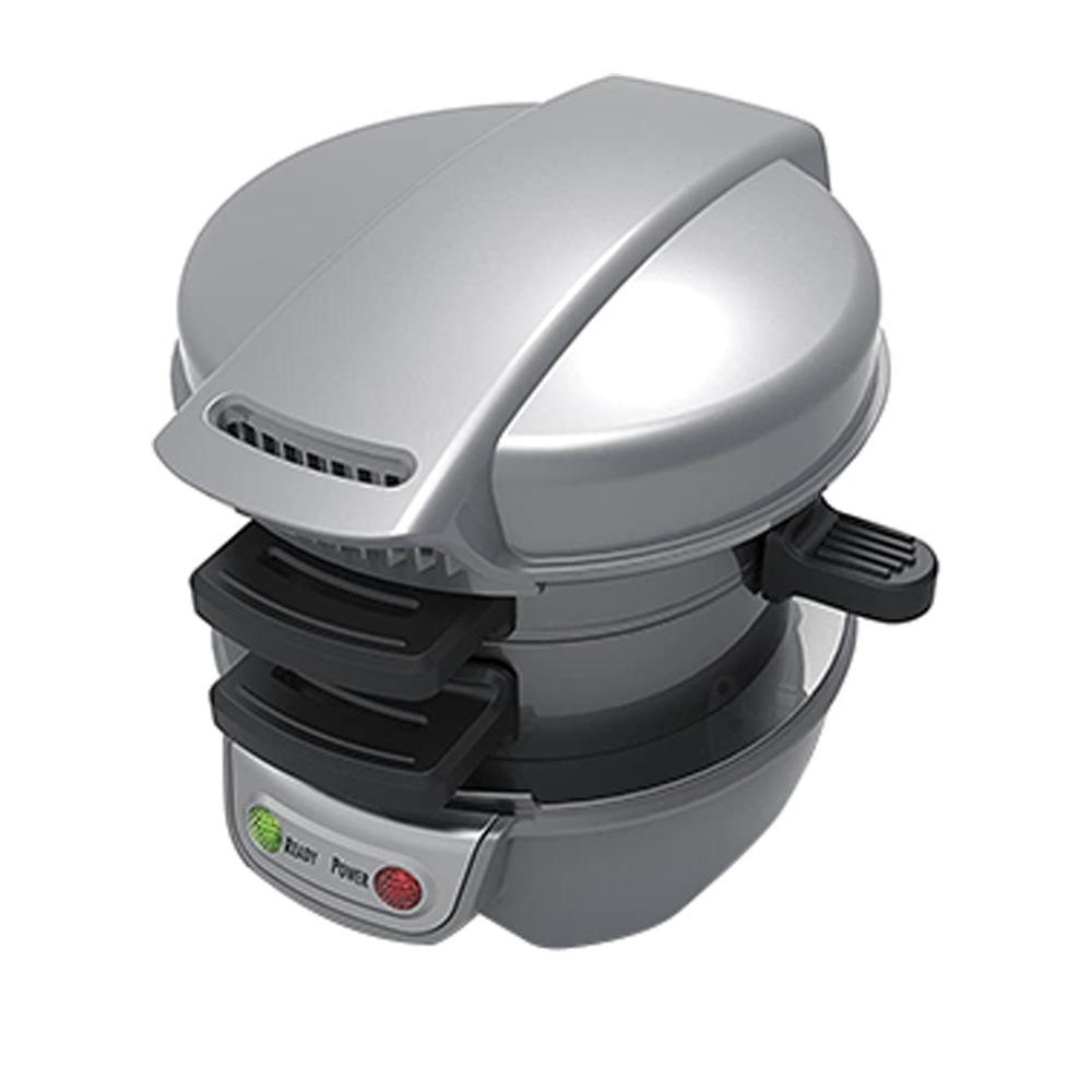 Breakfast Sandwich Maker and Panini Press Machine with Nonstick Plates and Hinged Design - Image 11