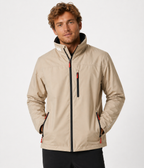 Men's Zip-Up Jacket with Water-Resistant Design and Collar