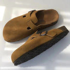 Luxury Unisex Leather Boston Sandals: The Perfect Blend of Style and Quality