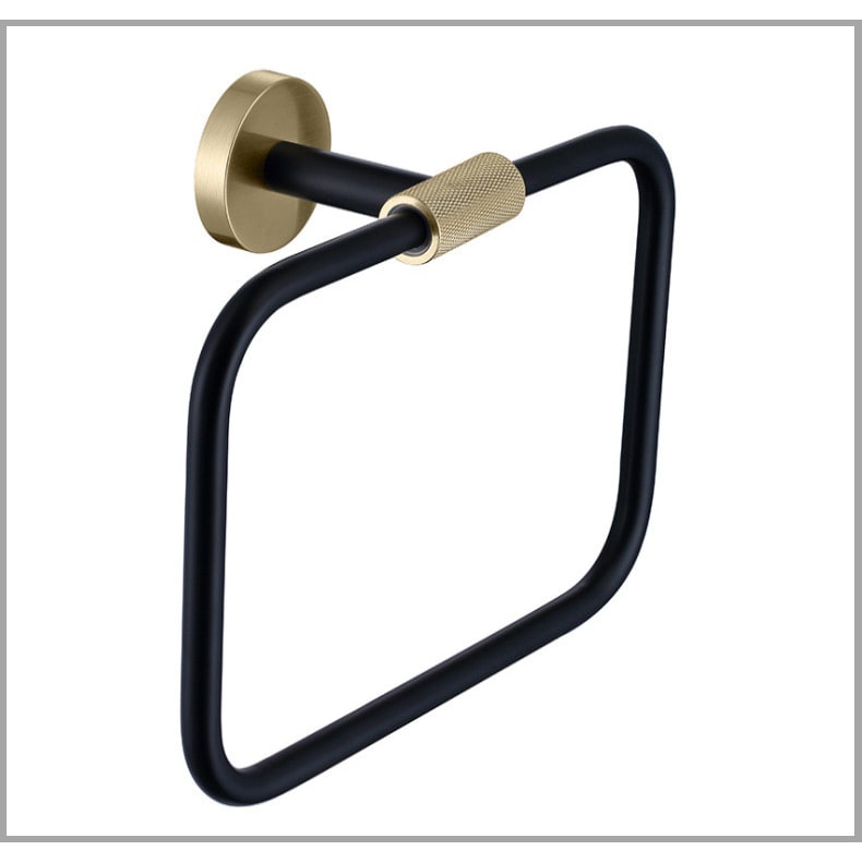 Brushed Gold Stainless Steel Double Bathroom Towel Bar Wall Mounted - Image 6