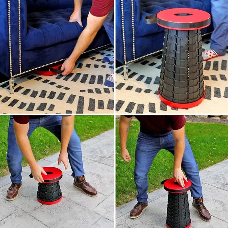 Portable Folding Stool for Travel and Outdoor Use – Compact Lightweight Seat for Camping, Fishing and Events