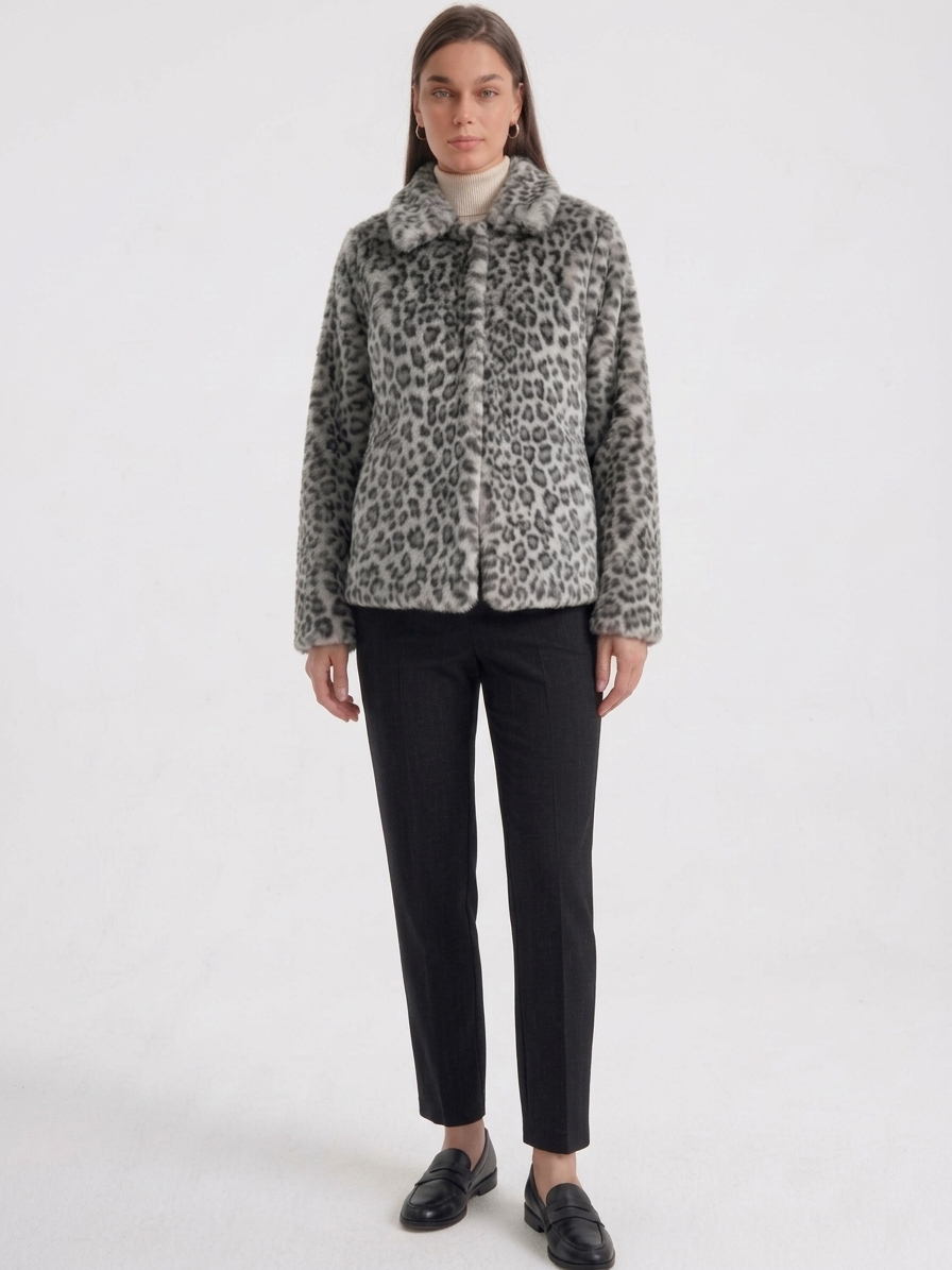 Leopard Print Aria Coat