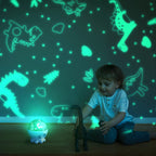 LED Night Light Projector with Ocean & Star Effects – Relaxing Bedroom Projector with Music Feature for Kids and Adults