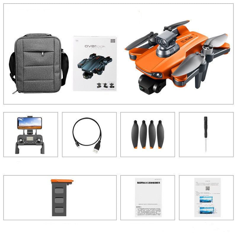Camera Drone Quadcopter Foldable with GPS Remote Controller and Carrying Case Fpv Kit - Image 10
