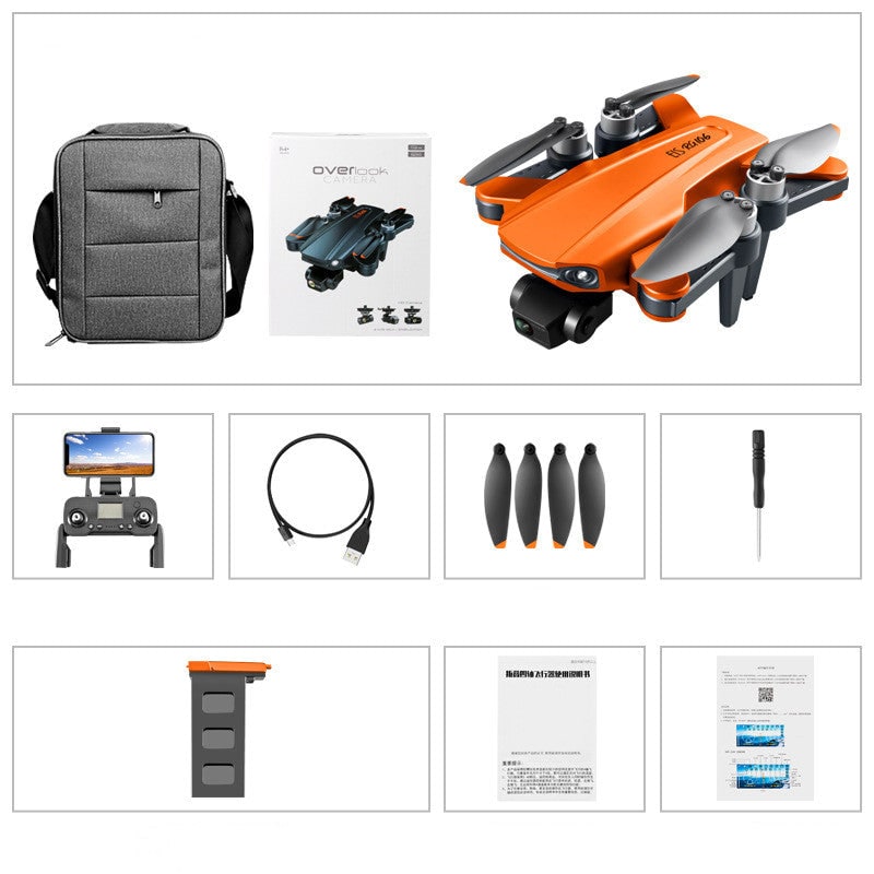 Camera Drone Quadcopter Foldable with GPS Remote Controller and Carrying Case Fpv Kit - Image 6