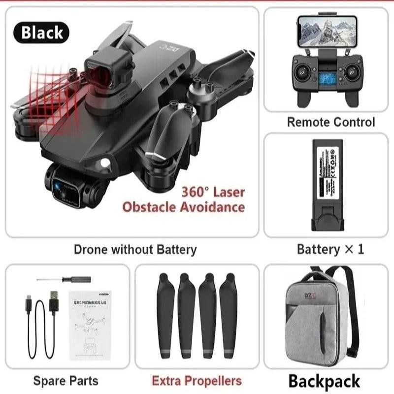 Camera Drone Quadcopter with 3-Axis Gimbal GPS and 8K Video Stabilization Fpv Kit - Image 14