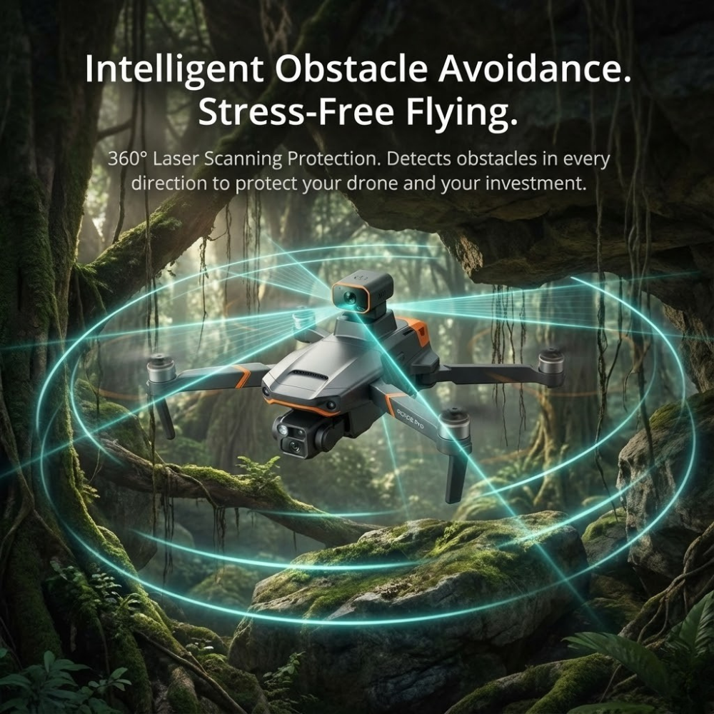 Camera Drone Quadcopter with 3-Axis Gimbal GPS and 8K Video Stabilization Fpv Kit - Image 5