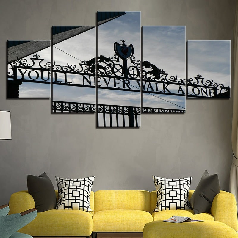 Canvas Art Prints Custom Wall with Gallery Wrapped 5-Panel Wood Decor for Modern Dining Room - Image 3