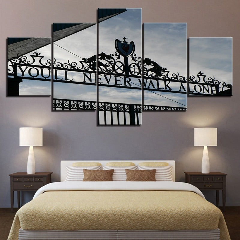 Canvas Art Prints Custom Wall with Gallery Wrapped 5-Panel Wood Decor for Modern Dining Room - Image 4
