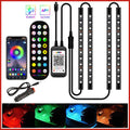 Car Ambient Lighting Kit with Rgb LED Strip Lights Remote Control and App - Image 2