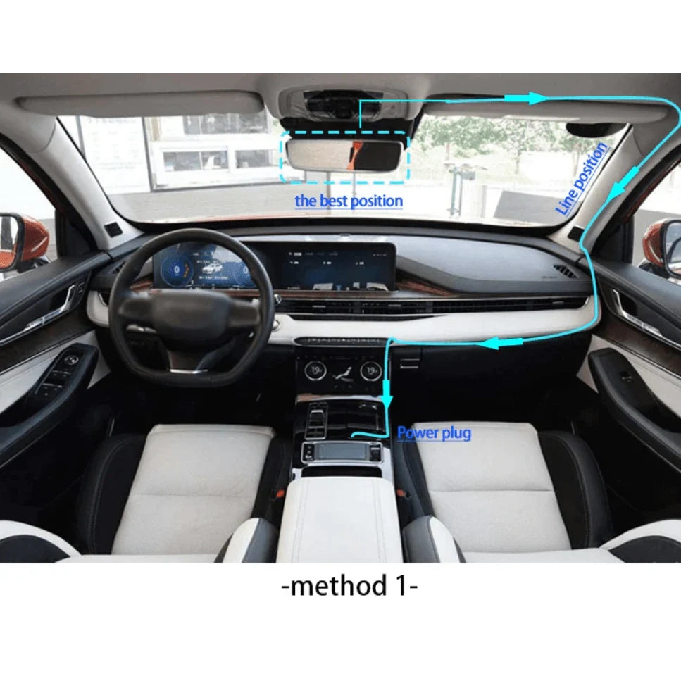 Car Camera Dash Cam with 1080p Night Vision and Flip-Down Lcd Screen - Image 7