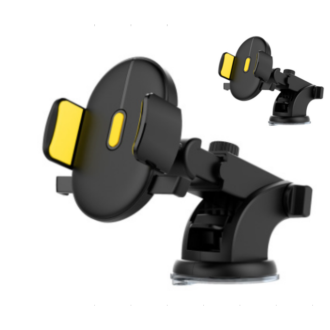 Car Phone Stand Holder with Adjustable Telescopic Arm and Suction Cup Mount - Image 2
