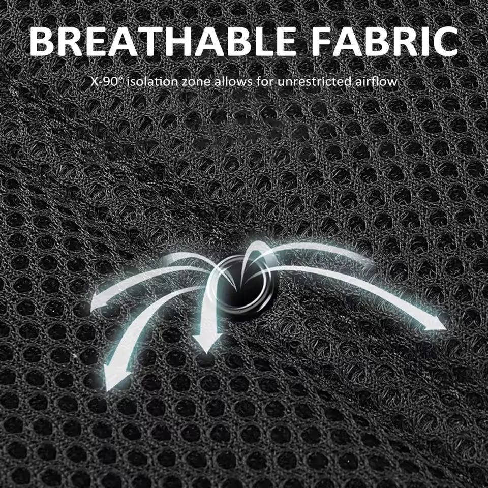 Car Seat Cushion Cooling Ventilated Breathable Mesh Slip Cover - Image 3